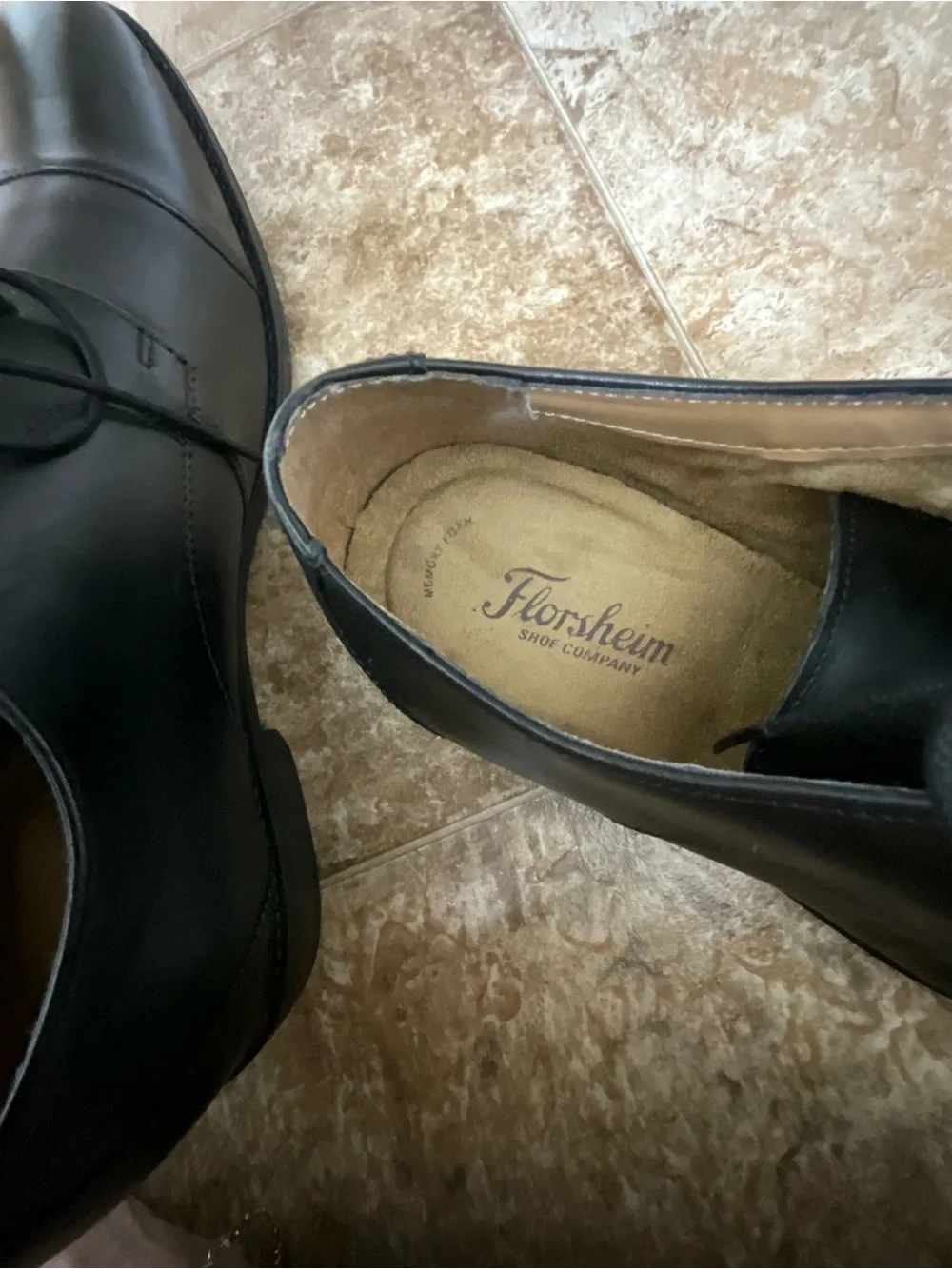 Florsheim Matera Cap Toe Oxford Black Leather Dress Shoes Men’s 13 D 11840
